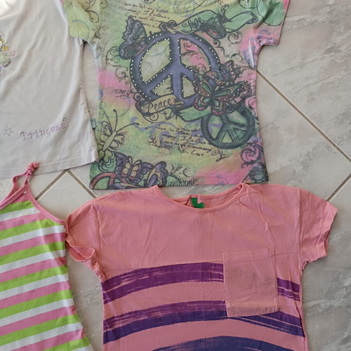 Summer clothes pack for girl size 8, 25 pieces like new, multicolor