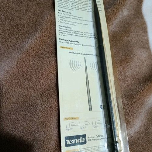 Tenda Q2409 9dBi High-gain Omni-directional antenna new for internet