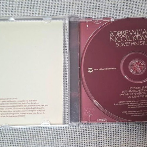 Robbie Williams And Nicole Kidman Somethin' Stupid CD σαν καινούργιο, pop