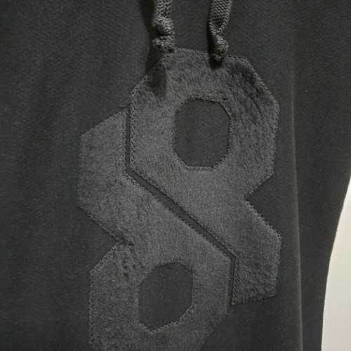 Sleeveless Hoodie Eight 8 like new, black, one size