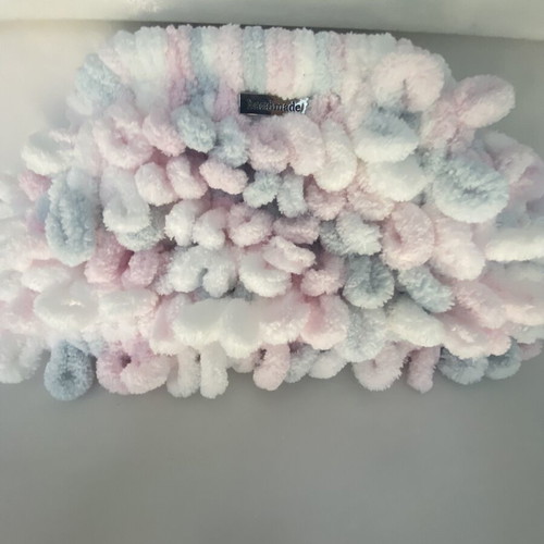 Handmade Puffy Handbag like new, colorful
