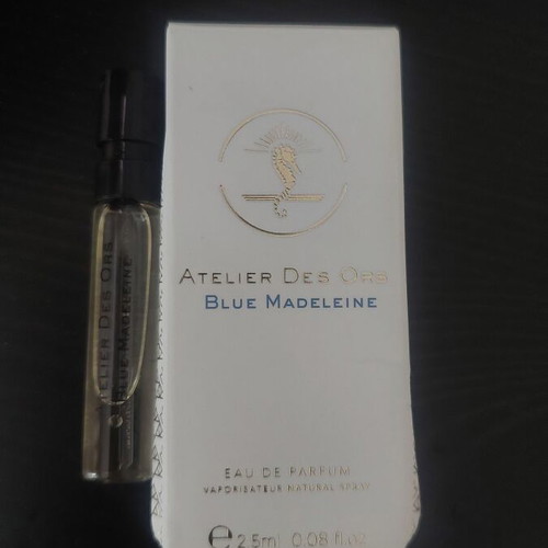 Blue Madeleine Atelier des Ors 2.5ml perfume sample, like new