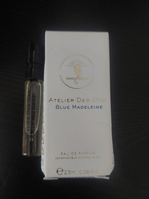 Blue Madeleine Atelier des Ors 2.5ml perfume sample, like new