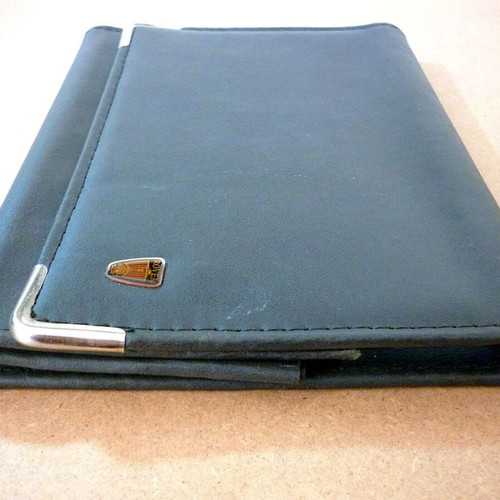 Rover document folder for car papers, dark grey