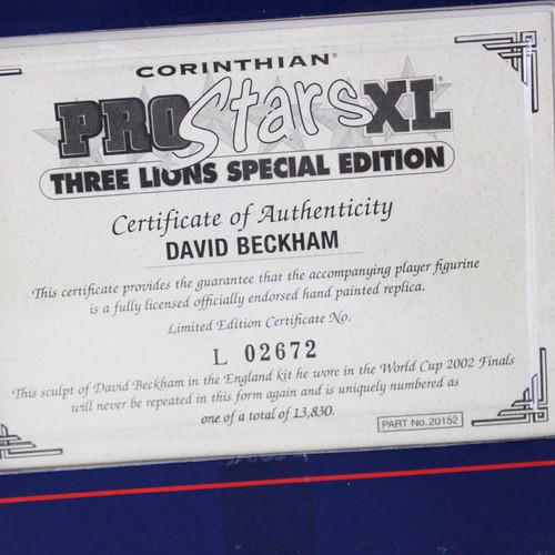 Corinthian Pro Stars XL David Beckham 2002 Special Edition new