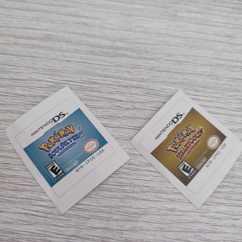 Αυτοκόλλητα SoulSilver Heartgold USA Pokémon DS καινούργια