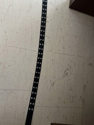 Ζώνη 110cm μαύρη, σαν καινούργιο