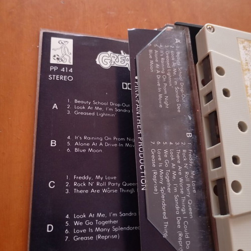 Grease Soundtrack Cassette Set Vol. 1 & 2 mint condition