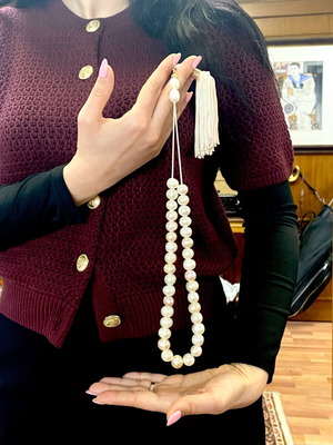 Giant Worry Beads with Pearls