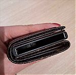 Δερμάτινο πορτοφόλι RFID με θήκη αλουμινίου για πιστωτικές κάρτες