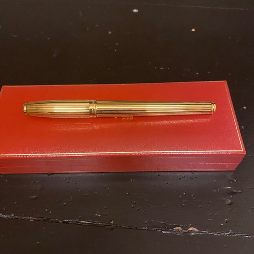 S.T. Dupont Fidelio gold plated rollerball new with documents and box