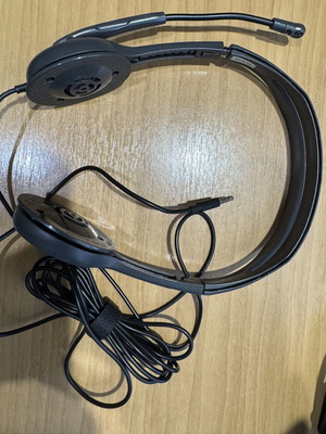 Logitech H111 headset used, wired with 3.5mm jack