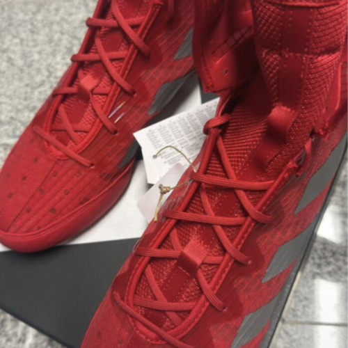Adidas boxing boots BOX HOG 4, red