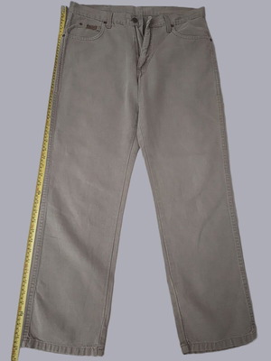 Wrangler Texas men's pants like new, size 34-30, green, 100% cotton