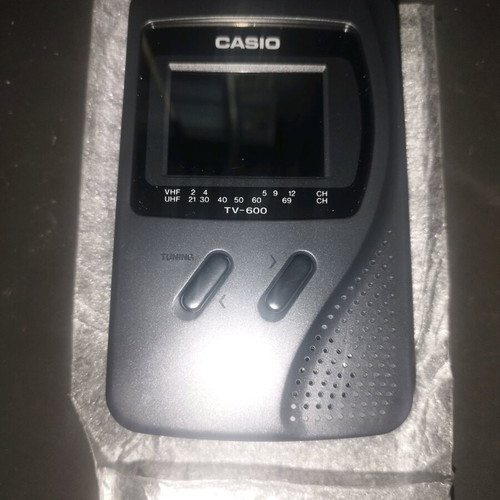 Casio TV-600 portable television like new
