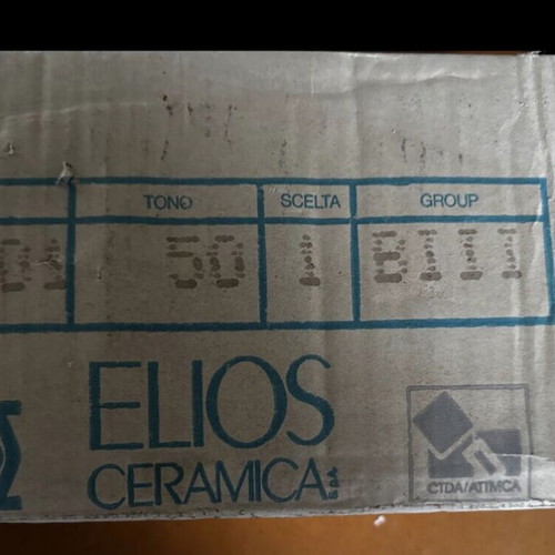 Vintage Elios Ceramica 15x15 cm tiles new, large quantity