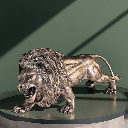 Lion Statue new, decorative figure, 31 cm