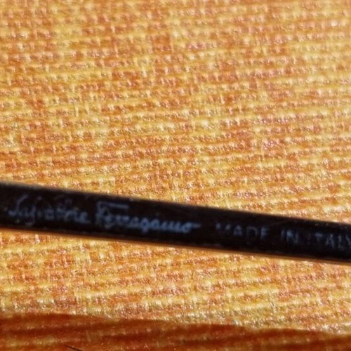 Salvatore Ferragamo women's eyeglass frame like new, brown and gold