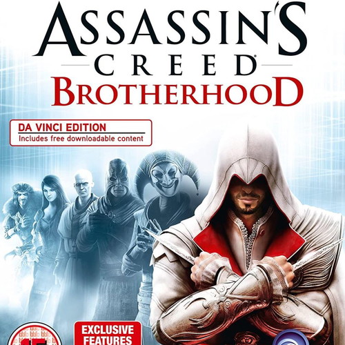 Assassin's Creed Brotherhood Da Vinci Edition used case for PS3