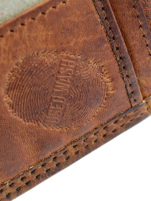 Ven Tomy leather wallet brown new