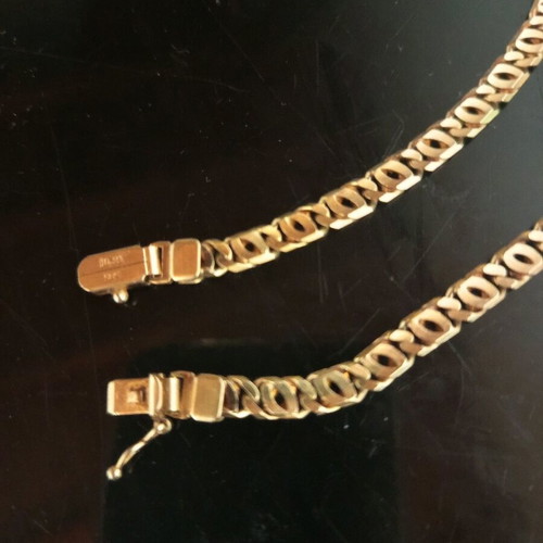 Gold chain 14k 35 grams 56.5 cm Abel & Lula like new