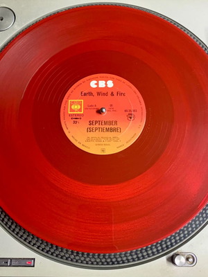 Earth, Wind & Fire September / Fantasy 12" βινύλιο περιορισμένης έκδοσης κόκκινο διαφανές