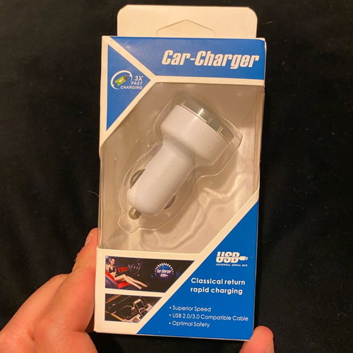 Car adapter with USB port new for charging