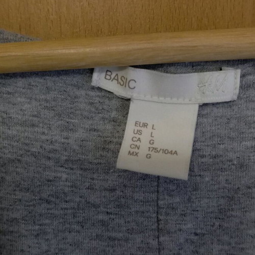 Zara mini dress size L like new, light gray viscose