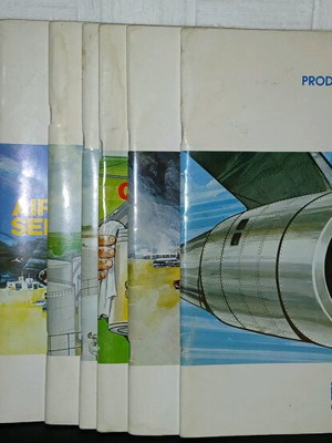Esso material 1975 like new, 8 issues, Greek-English