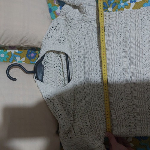 Yessica cream sweater, soft knit
