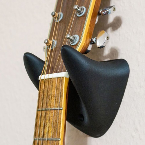 Guitar hanger modern wall mount 3D printed, custom colors