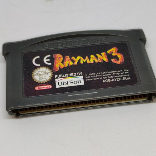 Rayman 3 Game Boy Advance game like new with protective case