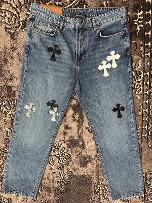 Levi's x Chrome Hearts jeans W52 L30, blue and black
