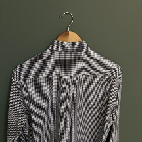 U.S. Polo Assn. Tom Shirt blue and white gingham check size M like new