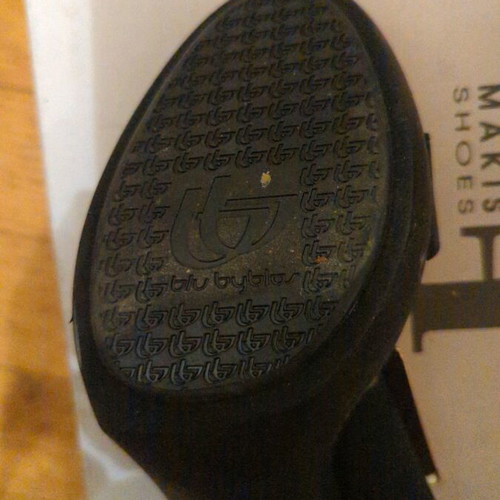 Blu Byblos sandals new, size 41, black with gold