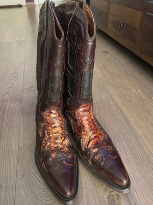 Μπότες καουμπόηκες δερμάτινες μυτερές The Wild σαν καινούργιο, καφέ