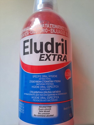 Eludril Extra Professional Mouthwash 1L new