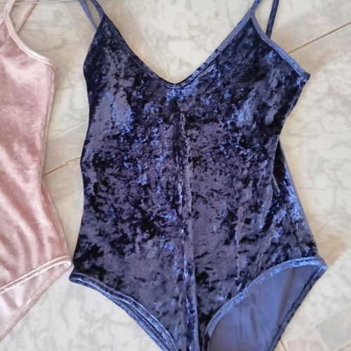 Women's body suits like new, size small, pink and purple