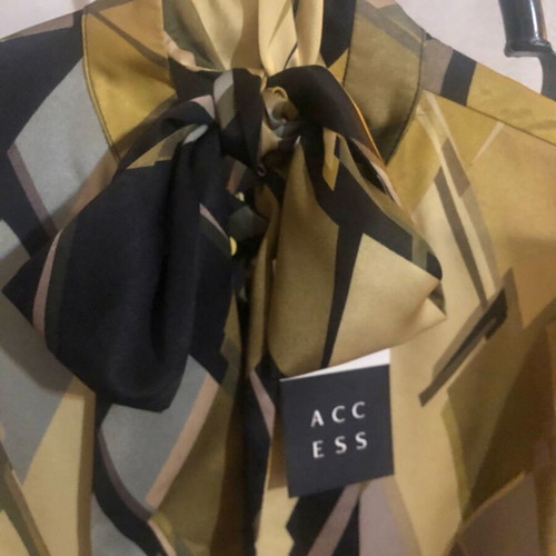 Access Women's Shirts With Bow Tie Design New Size L