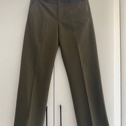 Khaki summer gabardine pants Zara size small like new