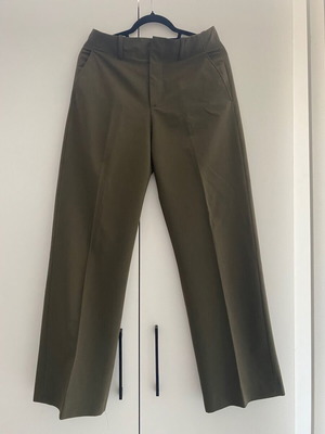 Khaki summer gabardine pants Zara size small like new
