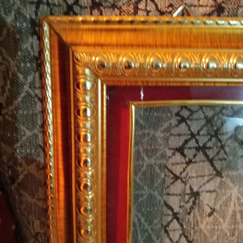 Old frame with glass like new 36x32