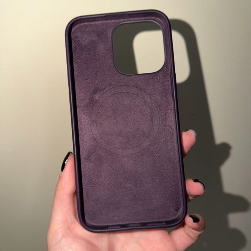 iPhone 15 Pro Max case eggplant color like new