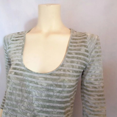 Diesel dress small size, used, grey striped with floral design