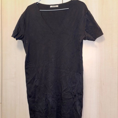 Short-sleeve mako dress like new, black, size S