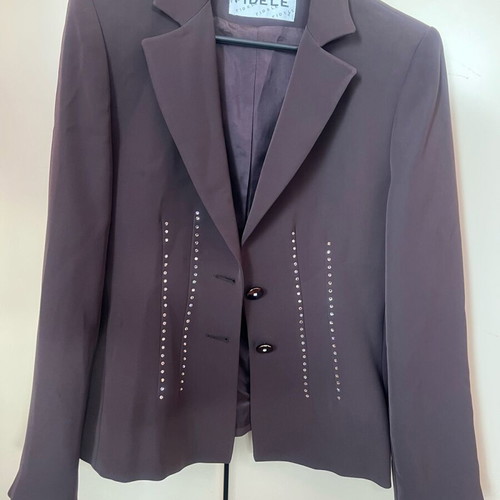 Fidele women's brown blazer size 2 like new