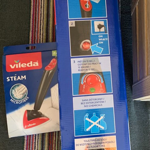 Vileda steam cleaner new