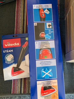 Vileda steam cleaner new