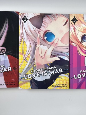 Kaguya-sama Love Is War manga volumes 1-3 like new