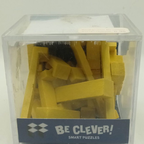 Ξύλινος γρίφος λογικής "Be Clever! Smart Puzzles" σαν καινούργιο